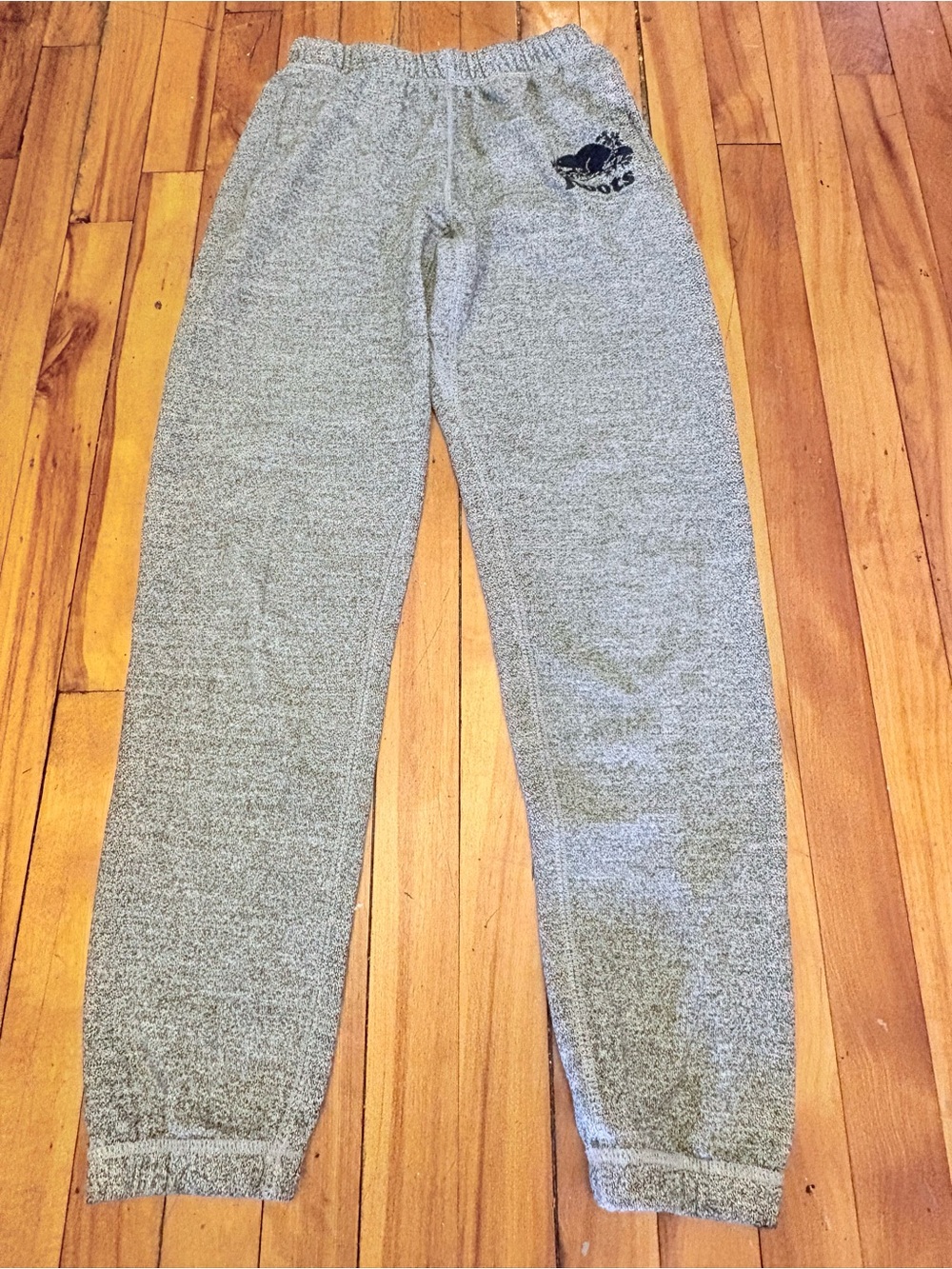 ROOTS Classic Gray Women’s Track Pants with Elastic Waist - Size XXL